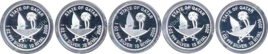 Qatar_2006_Silver_10_Riyals_Set_Coins_ob