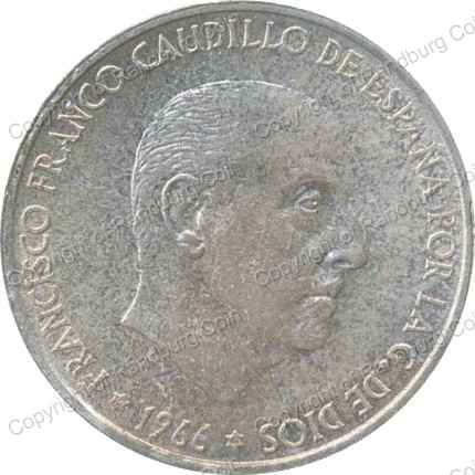 Spain_1966_Silver_100_Pesetas_ob