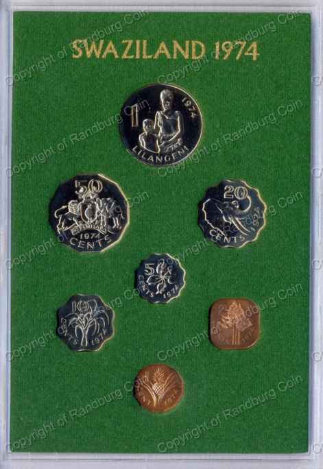 Swaziland_1974_First_Coinage_Set_in_Perspex_ob