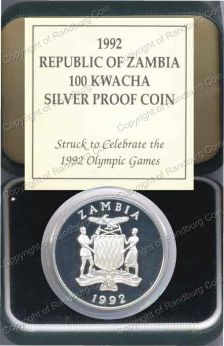 Zambia_1992_Silver_100_Kwacha_Olympics_Boxing_Coin_Box_ob