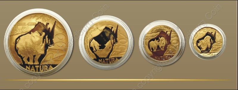 2009_Gold_Proof_Rhino_Natura_Presige_Set_Coins_rev