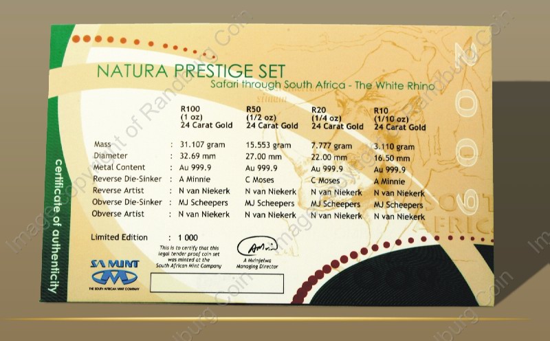 2009_Gold_Proof_Rhino_Natura_Presige_Set_certificate