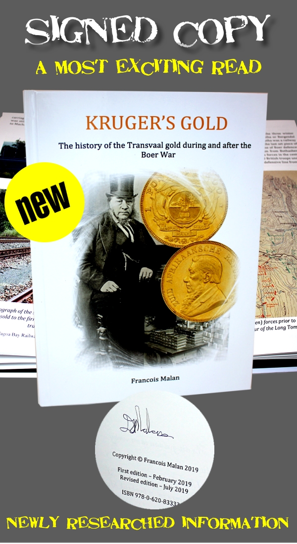 2019 Book Krugers Gold Francois Malan Signed Copies