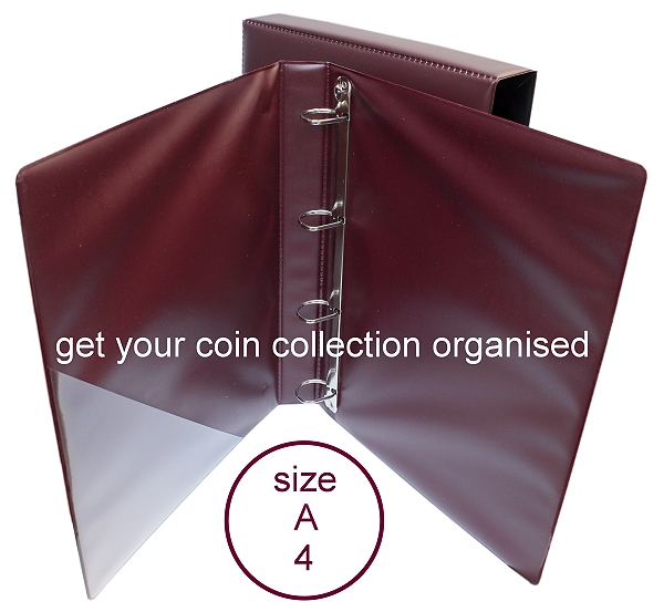 Coin Albums A4 Maroon b