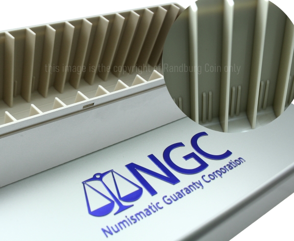 NGC Slabbed Coin Container type 2 detail