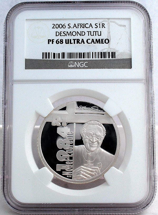 2006 Silver R1 Desmond Tutu Grades PF 68