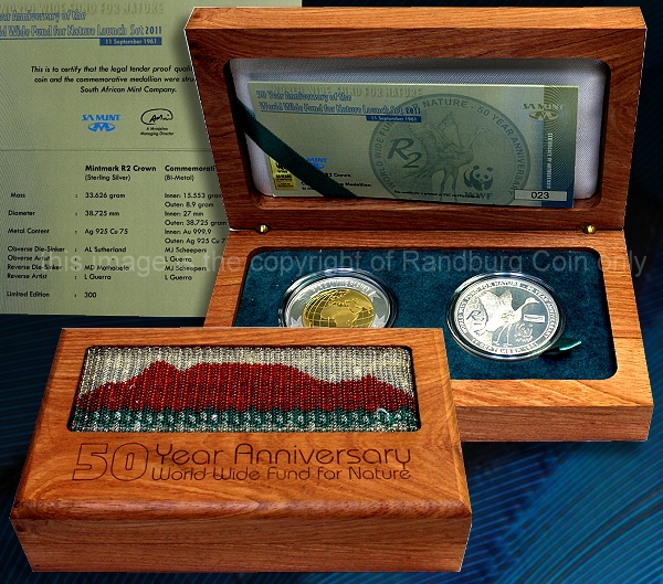 2011 Launch Set 50YR Anniversary World Wide Fund for Nature aa