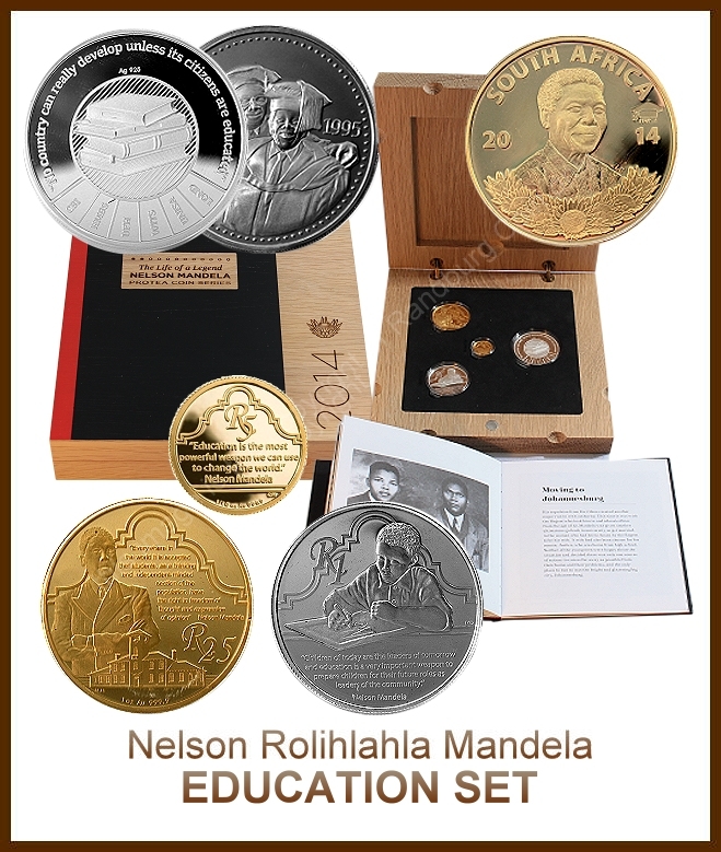 2014 Gold Protea NM Life of a Legend Launch Mint Mark Education Set aa