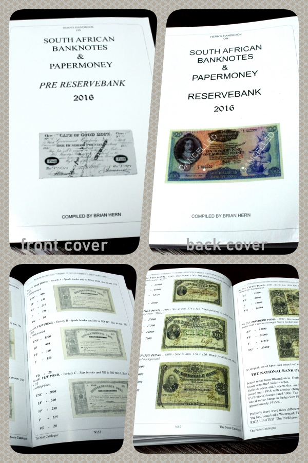 2016 South African Banknotes Paper Money Prereserve and Reserve Hern Cat