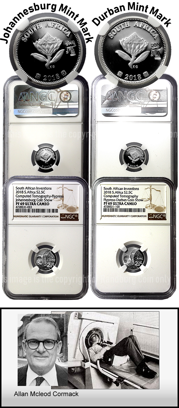 2018 2 Half cent Silver Graded PF69 Ultra Cameo Computed Tomography Catscan Fly Press MM Tickeys a