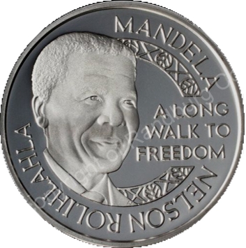 2011 Norway Mandela SA Nkosi Sikeleli Set Silver 16.8gr Coin ob
