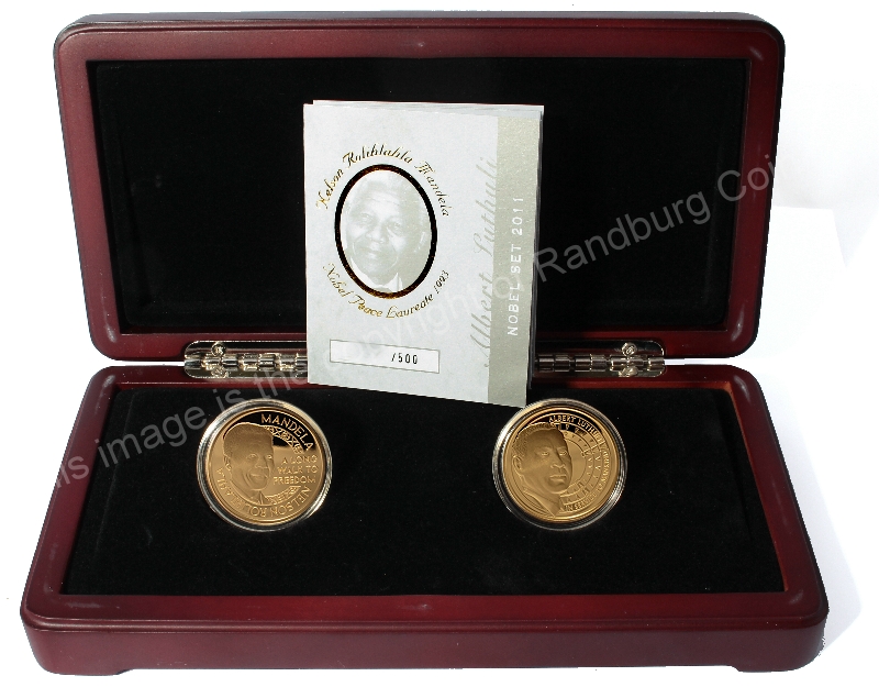 2011 Norway SA Luthuli Anniversary 1960 to 2010 Set open box ob