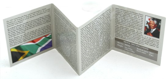 2015 Gold One Half Quarter and Tenth oz Mandela Day 67 Mint Mark 4 Coin Set cert rev