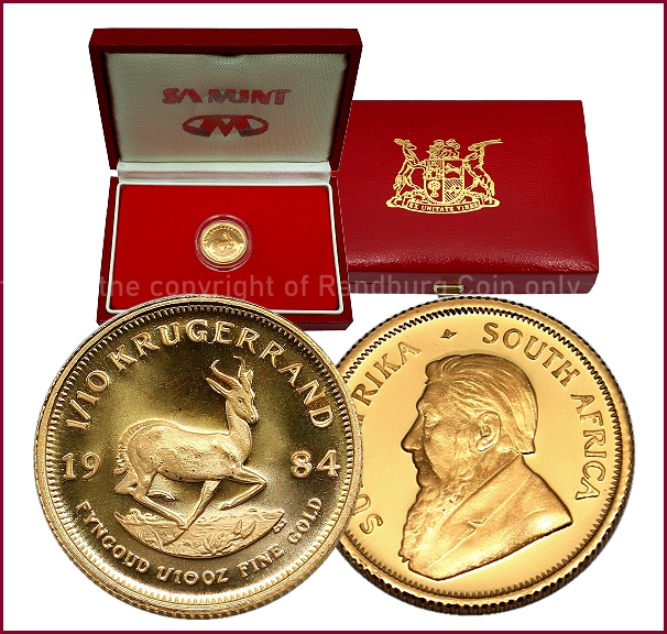 1984 Gold Proof Tenth oz Krugerrand