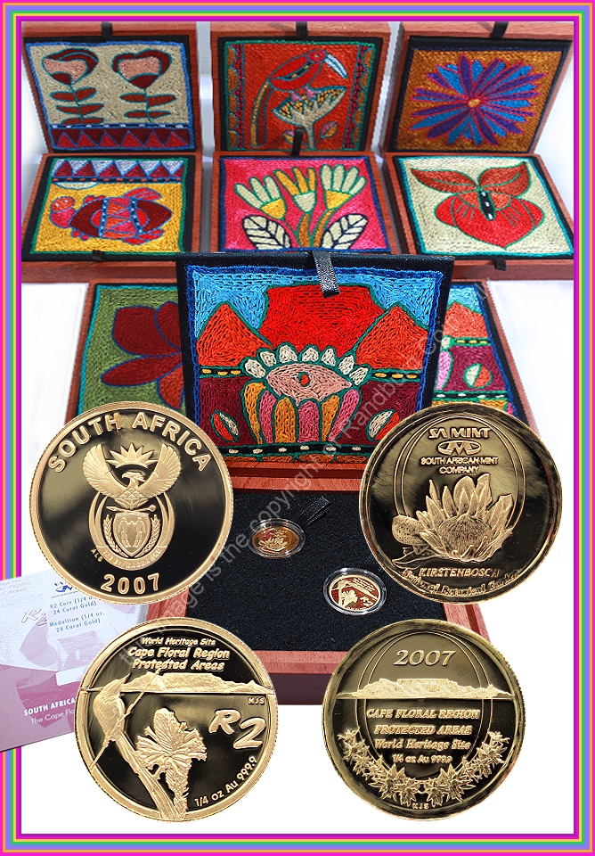 2007 R2 and Medallion Cape Floral Region World Heritage Sites Launch Set