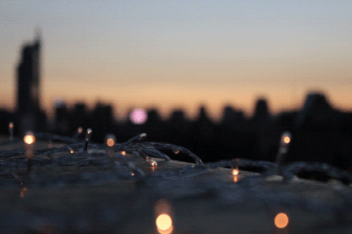 Christmas twinkling lights