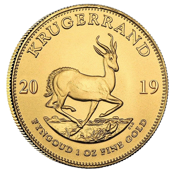 2019 1oz Gold Krugerrand rev