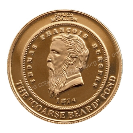 2004 Gold Quarter oz Burgers 130 Year Anniversary 3 Coin Set Quarter oz Burgers Coarse Beard medal ob