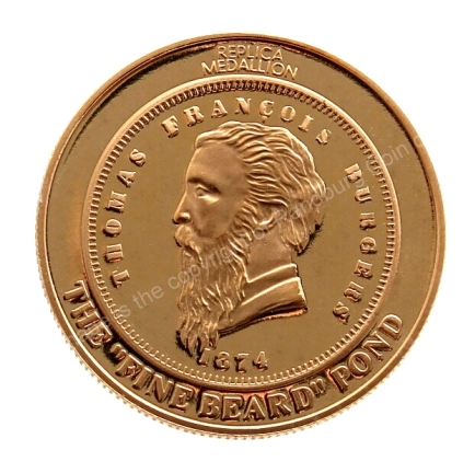 2004 Gold Quarter oz Burgers 130 Year Anniversary 3 Coin Set Quarter oz Burgers Fine Beard medal ob