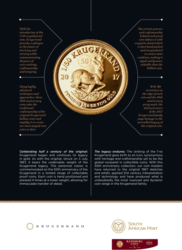 2017 Gold Proof Fiftieth oz mintmarked header