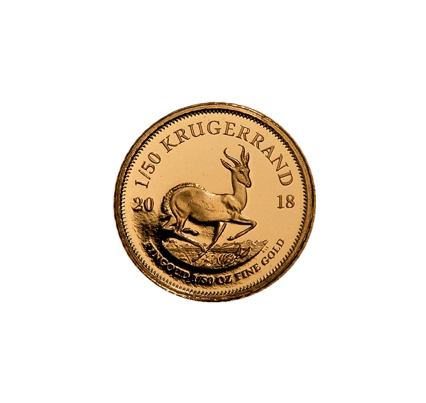 2018 Fiftieth oz Proof Gold Krugerrand rev