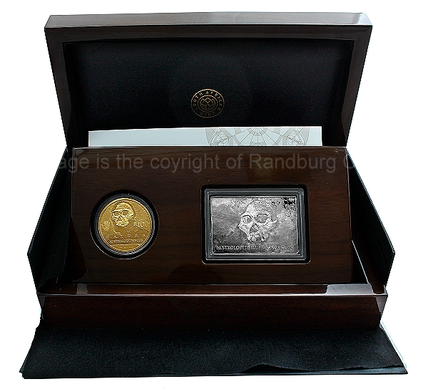 2019 1oz Gold R100 Cradle of Humankind Austrolopithecus Natura Launch Mintmarked Set open box ob
