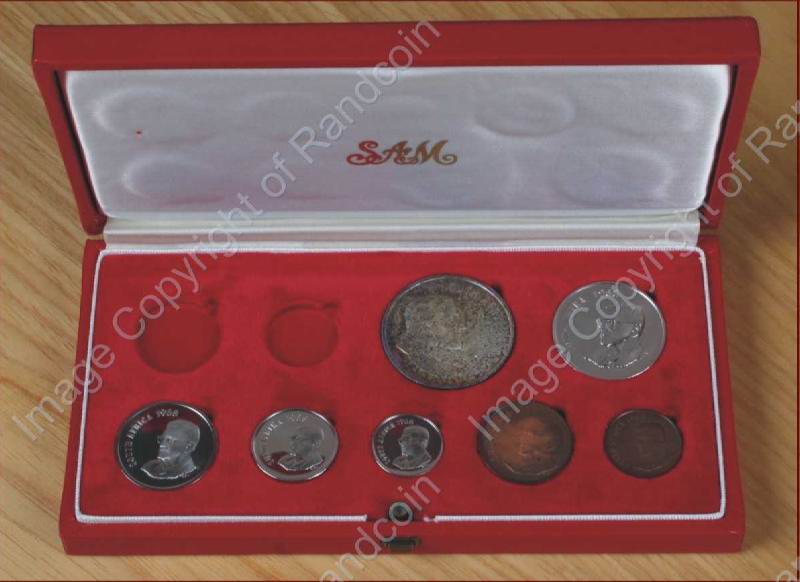 1968 Long Proof Set NO GOLD box open
