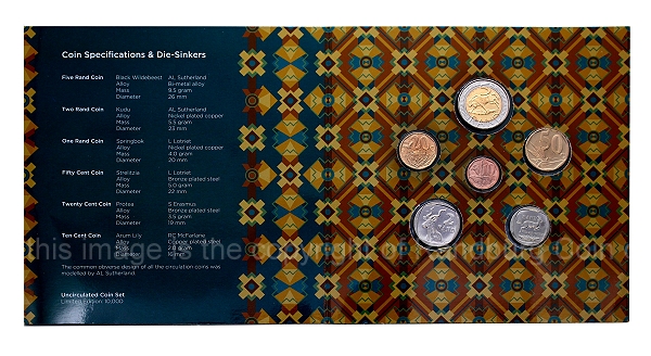 2021 SA UNC Coin Set rev