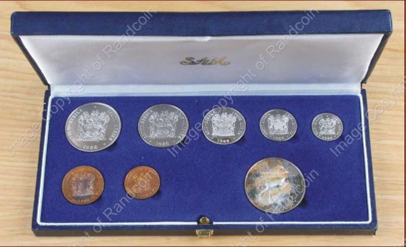1988 Short Proof set box open