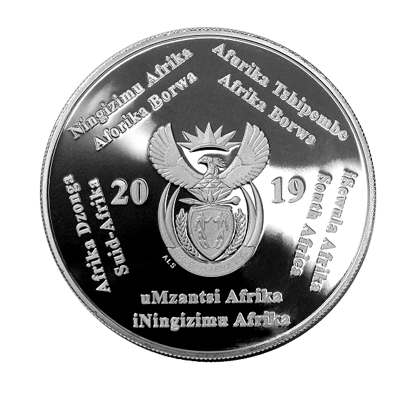 2019 Silver Proof 1oz and 2.5 cent Tickey SA Inventions coin set R2 Crown ob aa