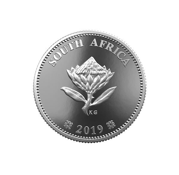 2019 Silver Proof 2.5 cent Tickey SA Inventions coin obverse