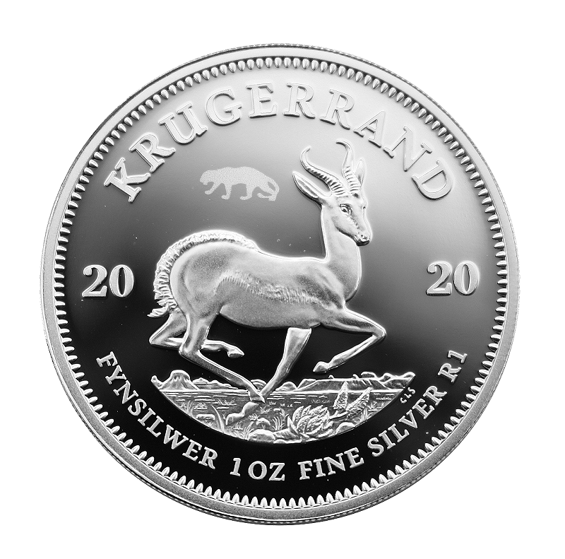 2020 Silver 1oz KR Leopard Privy Mark and Silver 1oz Leopard Big Five Series coin Combination Set KR rev