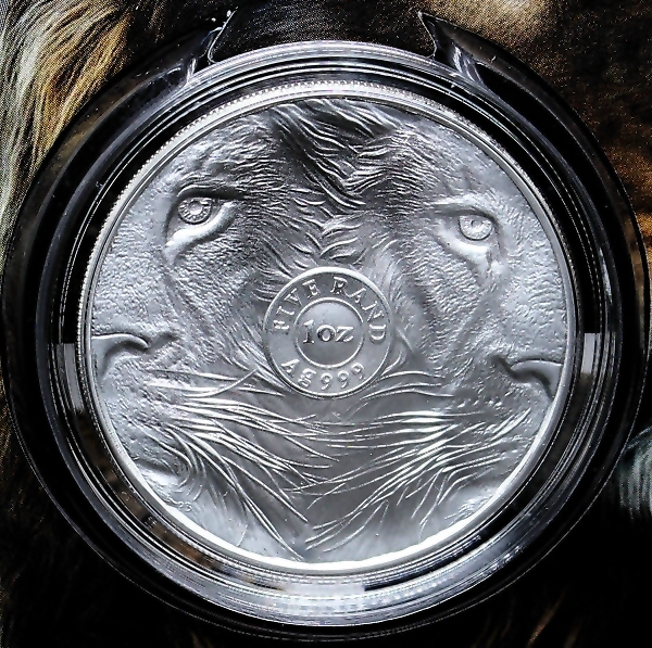 2022 Silver 1oz Brilliant Uncirculated Big Five Lion Coin Series II rev 600px
