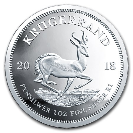 2018 Silver Bullion Krugerrand rev
