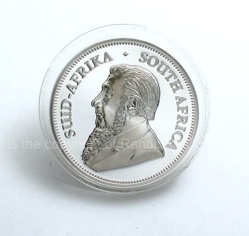 2018 1oz Fine Silver Proof Krugerrand ob