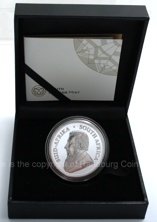 2018 1oz Fine Silver Proof Krugerrand open box ob
