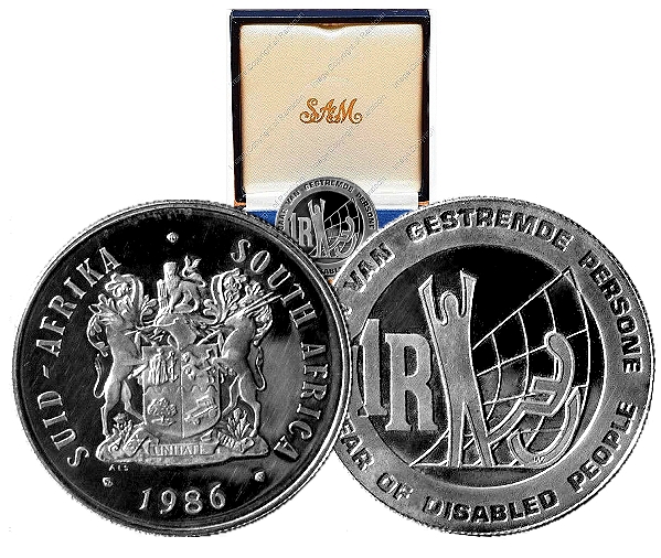 1986 Silver R1 Proof YOD composite ob and rev