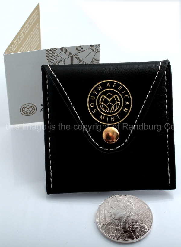 2018 Sterling Silver Uncirculated R1 Life of A Legend Protea Pouch