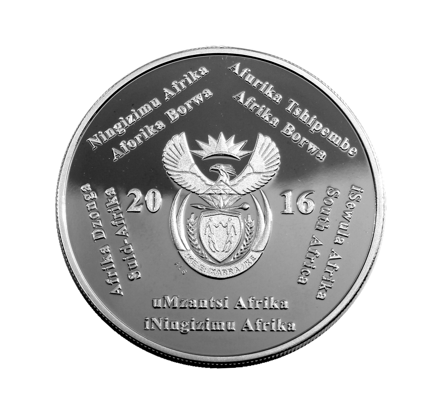 2016 Silver R2 1oz The Dolos  Proof Coin South African Inventions coin ob