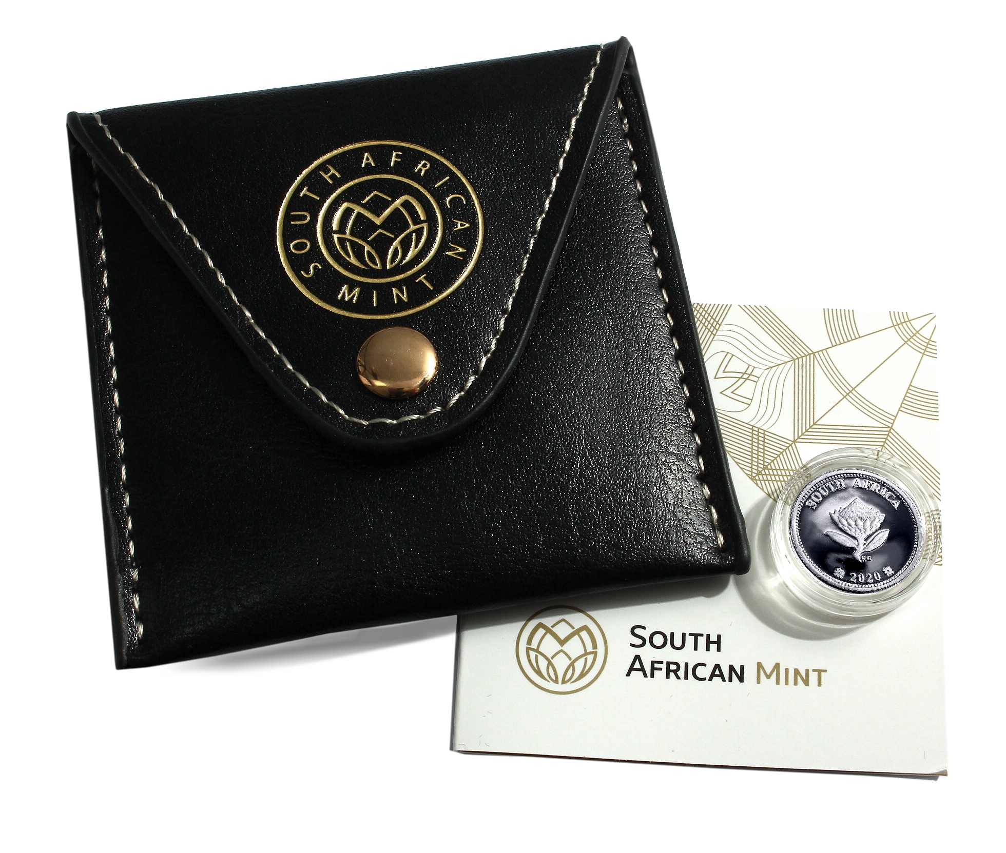 2020 Silver Tickey Retinal Cryoprobe South African Inventions Coin pocket ob