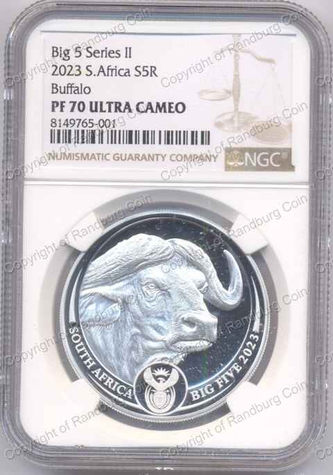 2023_Silver_1oz_Big_Five_Series-2_Buffalo_PF70_ob