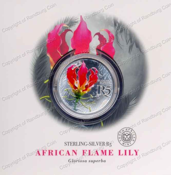 2019_R5_1oz_Sterling_Silver_Colour_Crown_African_Flame_Lily_Holder