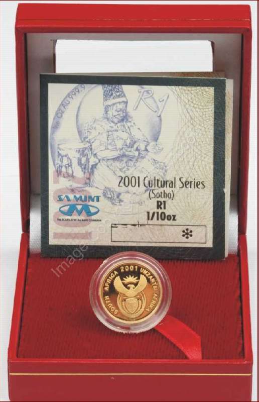 2001_Gold_One_Tenth_Cultural_Sotho_ob.