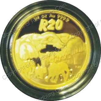 2008_Gold_Elephant_Quarter_oz_Coin_rev