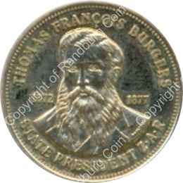 SA Burgerspond 9ct gold medallion ob