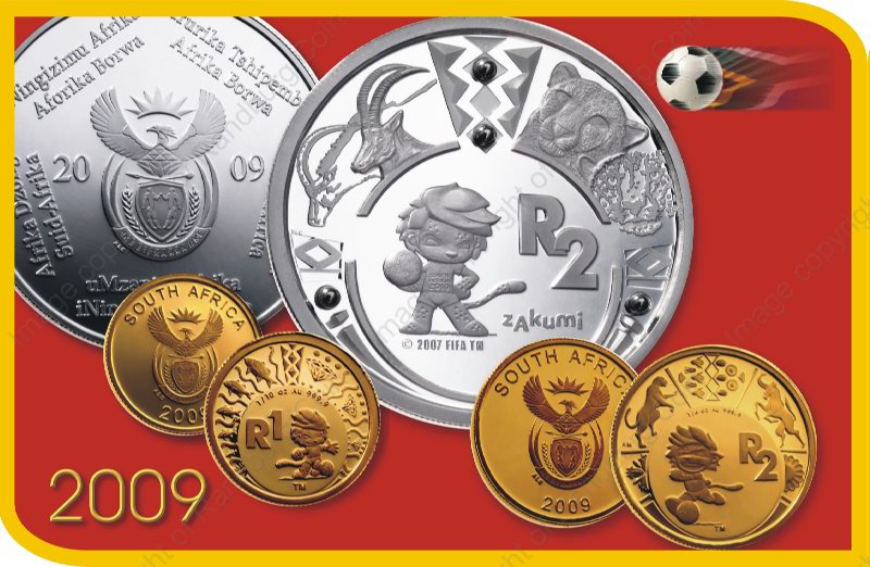 2009_FIFA_Gold_Proof_Quarter_and_10th_oz_and_Silver_1oz_Collectors_Set_no_mintmark_ob_rev