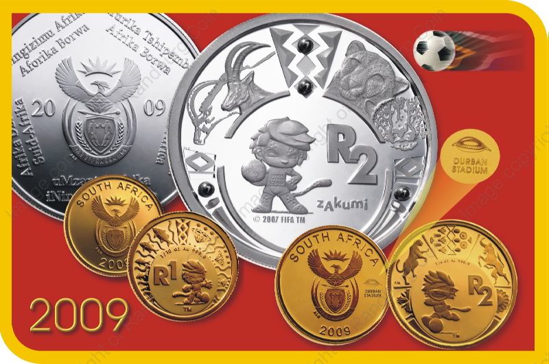 2009_FIFA_Gold_Proof_Quarter_and_10th_oz_and_Silver_1oz_Collectors_Set_ob_rev