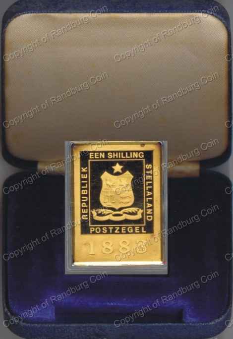 1883_Stellaland_Een_Shilling_STG_Stamp_Box_ob