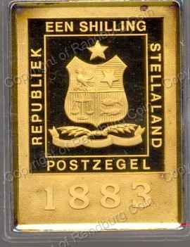 1883_Stellaland_Een_Shilling_STG_Stamp_ob