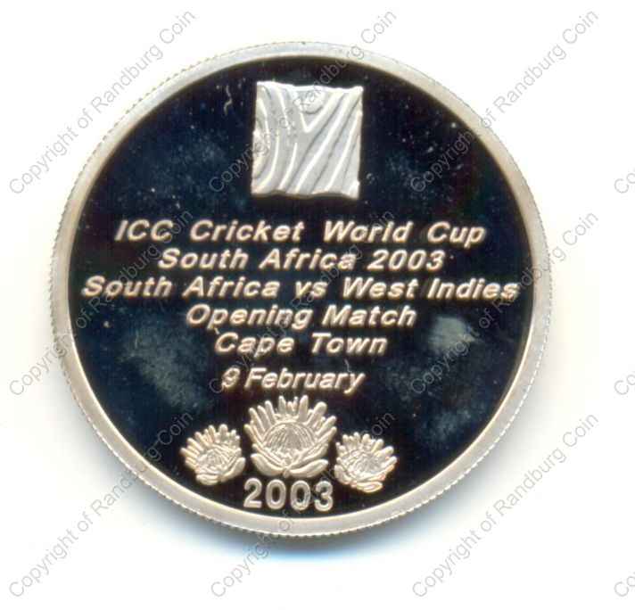 2003_Criicket_World_Cup_RSA_Opening_Match_Silver_Medallion_rev